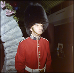 Man Dressed as a Grenadier Guard at British Airways Event by Skip Gandy