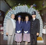 People Posing at British Airways Event by Skip Gandy