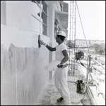 Applying Concrete to Exterior Wall, B by Skip Gandy