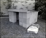 Brick Structure with Cement Applied, B by Skip Gandy