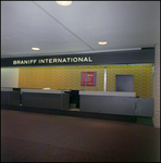 Airport Check-in Desk for Braniff International, B by Skip Gandy