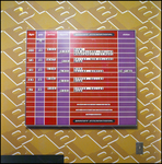 Flight Information Board, B by Skip Gandy