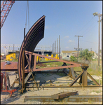 Crane Lifts Curved Steel Tunnel Piece, Tampa, Florida, E by George Skip Gandy IV