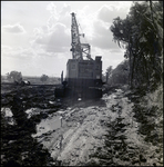 Crane in Mud at a Cone Brothers Construction Site, Tampa, Florida by George Skip Gandy IV