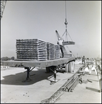 Unloading Concrete Slabs from Truck Base, Tampa, Florida, A by George Skip Gandy IV