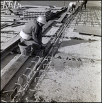 Workers Apply Concrete on Joints, Tampa, Florida by George Skip Gandy IV