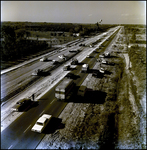 Aerial View of Car Crash on the Side of US Highway 41, Tampa, Florida, A by George Skip Gandy IV