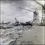 Draglines and Cranes at Cone Brothers Construction Site, Tampa, Florida, C by George Skip Gandy IV