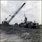 Dragline and Earthmovers in Use at a Cone Brothers Construction Site, Tampa, Florida, B by George Skip Gandy IV