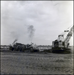 Dragline and Earthmovers in Use at a Cone Brothers Construction Site, Tampa, Florida, D by George Skip Gandy IV