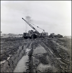 Earthmover and Dragline at Cone Brothers Construction Site, Tampa, Florida, B by George Skip Gandy IV