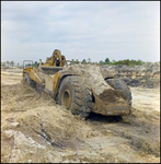 Scraper in Use at a Cone Brothers Construction Site, Tampa, Florida, L by George Skip Gandy IV