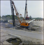 Pile Driver Working on Bridge Supports, Tampa, Florida, C by George Skip Gandy IV