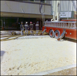 Four Firefighters at Citizens Bank Building Fire, Tampa, Florida by George Skip Gandy IV