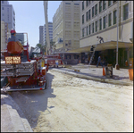 Firefighters Work Scene at Citizens Bank Building Fire, Tampa, Florida, A by George Skip Gandy IV