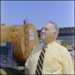 Portrait of Julian L. Cone, Jr., at a Construction Site, Tampa, Florida, F by George Skip Gandy IV