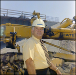 Portrait of Julian L. Cone, Jr., at a Construction Site, Tampa, Florida, N by George Skip Gandy IV