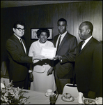 Presentation of National Achievement Scholarship Program Certificate to Frederick A. Reddy, Tampa, Florida, B by George Skip Gandy IV