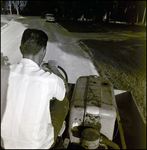 Man Driving Tractor, Tampa, Florida, B by George Skip Gandy IV