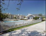 Pool with Yellow Apartments by George Skip Gandy IV