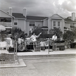 Band Playing by the Pool at a Party by George Skip Gandy IV