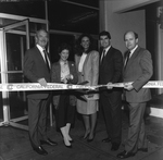 Employees of California Federal Bank Ribbon Cutting by George Skip Gandy IV