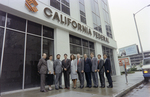 Color Photo of Employees Posing at California Federal Bank, B by George Skip Gandy IV