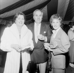 California Federal Employees Posing for a Photo Under a Big Top Tent by George Skip Gandy IV