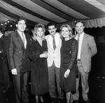 People Posing for Photo Under a Big Top Tent at a Party by George Skip Gandy IV