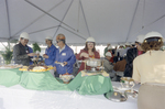 Employees Grabbing Food at a Buffett Table at Cargill Fertilizer Inc. Grand Opening by George Skip Gandy IV