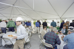 People Dining Outside at The Cargill Fertilizer Inc. Grand Opening by George Skip Gandy IV