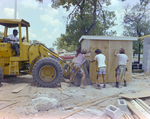 Workers Moving Shed With Bulldozer, Carlton Fields, Ward A by George Skip Gandy IV