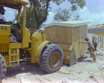 Workers Moving Shed With Bulldozer, Carlton Fields, Ward C by George Skip Gandy IV