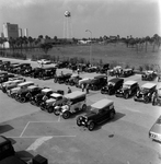 Vintage Cars in Front of Anheuser-Busch Brewery, Tampa, Florida, B by George Skip Gandy IV