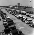 Vintage Cars in Front of Anheuser-Busch Brewery, Tampa, Florida, C by George Skip Gandy IV