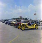 Color Negative of Line of Cars at Glidden Tour Event, A by George Skip Gandy IV