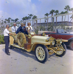 Color Negative of People Sitting in Vintage Car at Glidden Tours Event by George Skip Gandy IV