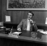 Robert J. Stambaugh at His Desk at O.H. Carter Co. in Tampa, Florida, A by George Skip Gandy IV