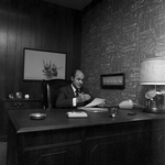 Calvin Carter at His Desk at O.H. Carter Co., R by George Skip Gandy IV