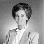 Woman with Beehive Hairstyle at O.H. Carter Co. in Tampa, Florida, B by George Skip Gandy IV