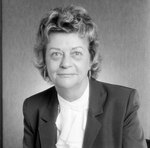 Woman With Ruffle Blouse at O.H. Carter Co in Tampa, Florida, A by George Skip Gandy IV