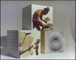 Three Cubes Depicting Construction by indigenous Peoples, A by Skip Gandy