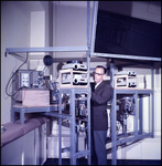 Man Next To Projection Equipment, A by Skip Gandy