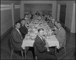 Long DInner Table at Florence Champlin Advertising Award Luncheon by Skip Gandy