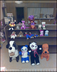 Display of Stuffed Animals On Shelves by Skip Gandy