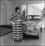 Woman Modeling Chinchilla Fur Coat by Chinchilla Fur Producers, C by George Skip Gandy IV