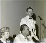 Dr. Herbert E. Hinton Delivering a Speech at the Florida Chiropractic Association Convention, Tampa, Florida by George Skip Gandy IV