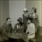 Woman Dressed in Formal Attire Talking to a Man, Tampa, Florida by George Skip Gandy IV