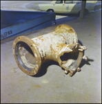 Damaged Industrial Pipe Fitting, Tampa, Florida, C by George Skip Gandy IV