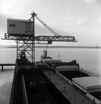 Cargo Ship Docked at Port Facility by George Skip Gandy IV